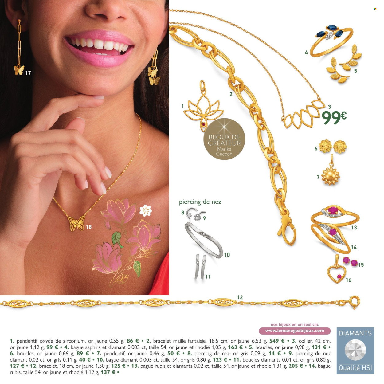 thumbnail - Catalogue E.Leclerc - 10/04/2024 - 15/06/2024 - Produits soldés - Maille, bague, bijouterie, bracelet, collier. Page 8.
