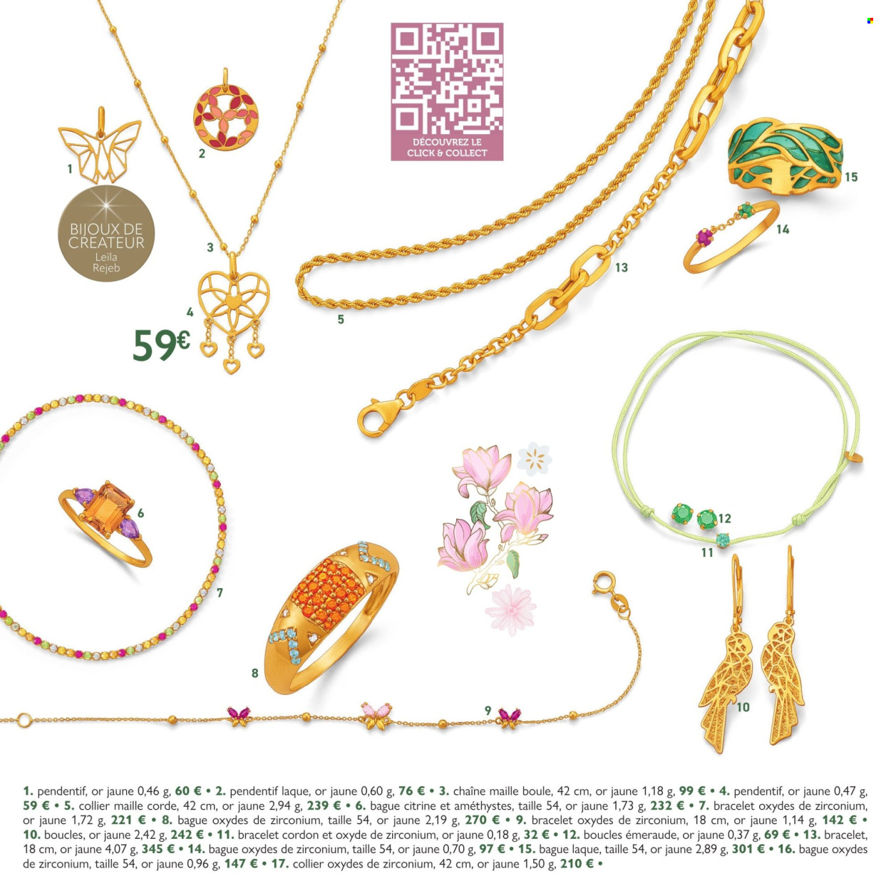 thumbnail - Catalogue E.Leclerc - 10/04/2024 - 15/06/2024 - Produits soldés - bague, bijouterie, bracelet, collier. Page 10.