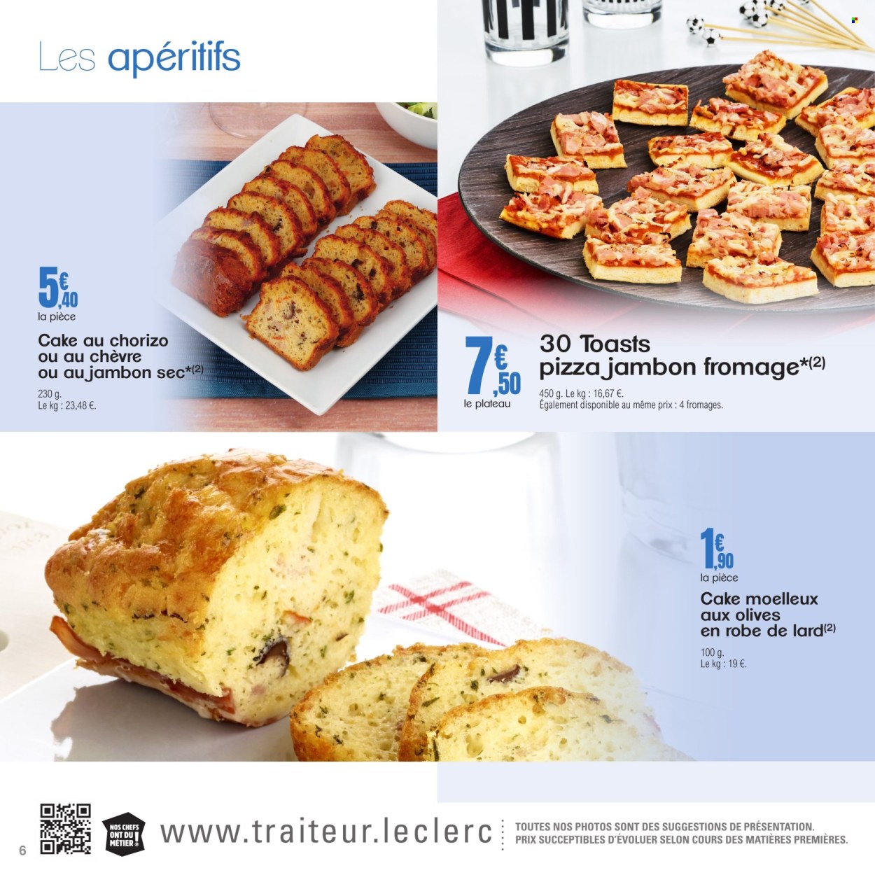 thumbnail - Catalogue E.Leclerc - 08/04/2024 - 30/11/2024 - Produits soldés - pizza, bacon, fromage. Page 6.