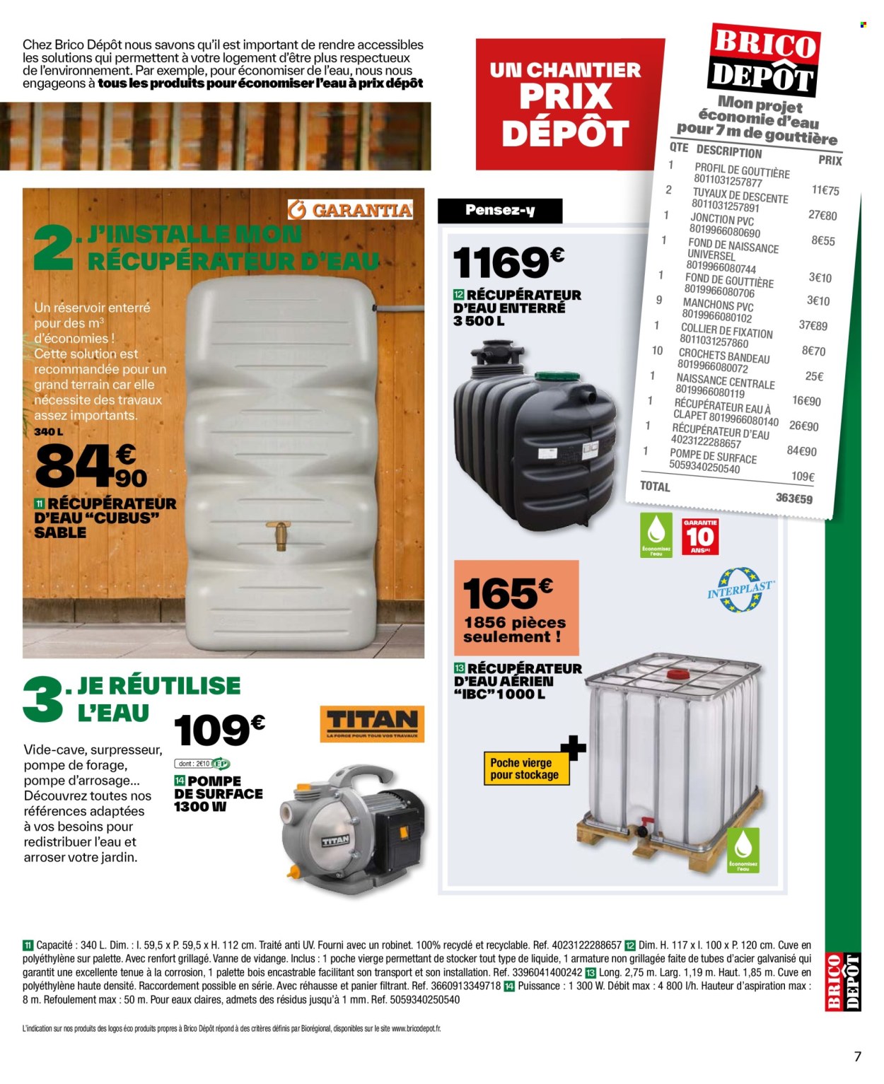 thumbnail - Catalogue Brico Dépôt - 12/04/2024 - 30/05/2024 - Produits soldés - savon, panier. Page 7.