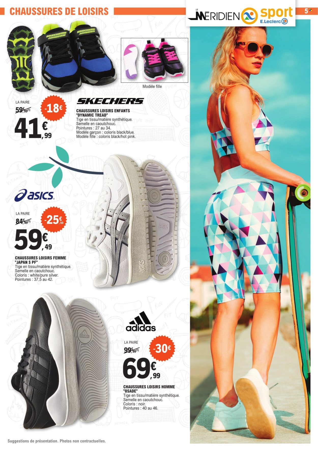 thumbnail - Catalogue E.Leclerc - 16/04/2024 - 04/05/2024 - Produits soldés - Adidas, Asics. Page 5.