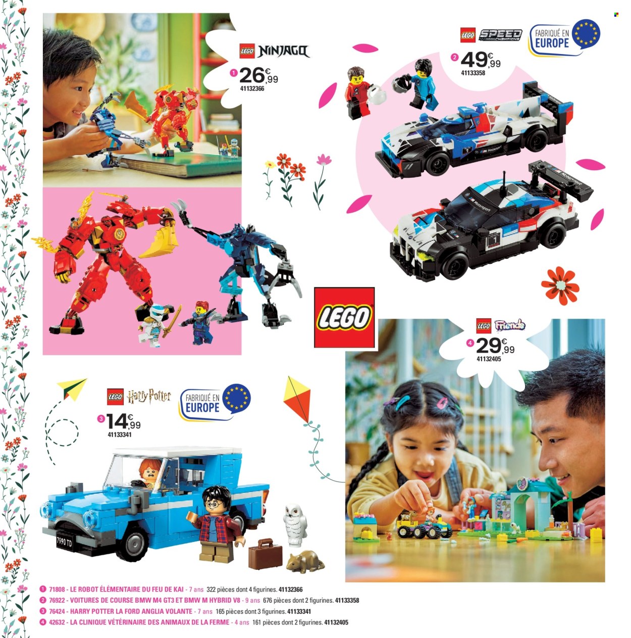 thumbnail - Catalogue JouéClub - 25/03/2024 - 30/06/2024 - Produits soldés - Harry Potter, Lego, Lego Friends, Lego Harry Potter, Lego Ninjago, figurine, jouet, jeu de construction. Page 106.