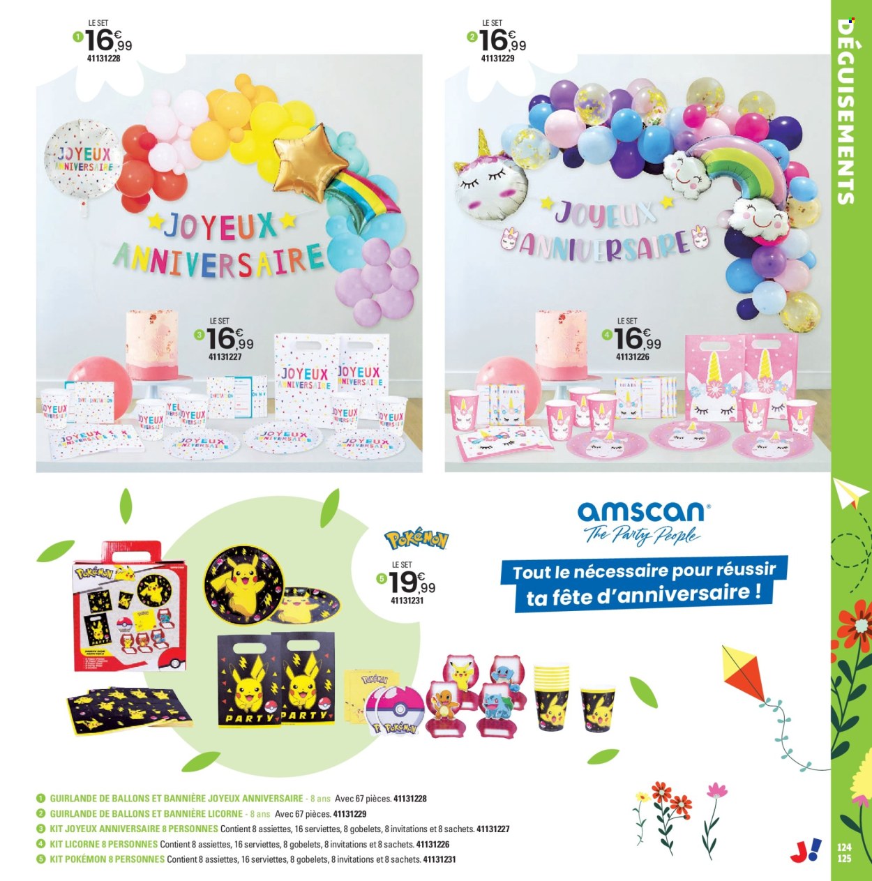 thumbnail - Catalogue JouéClub - 25/03/2024 - 30/06/2024 - Produits soldés - ballon, licorne, Pokémon. Page 125.
