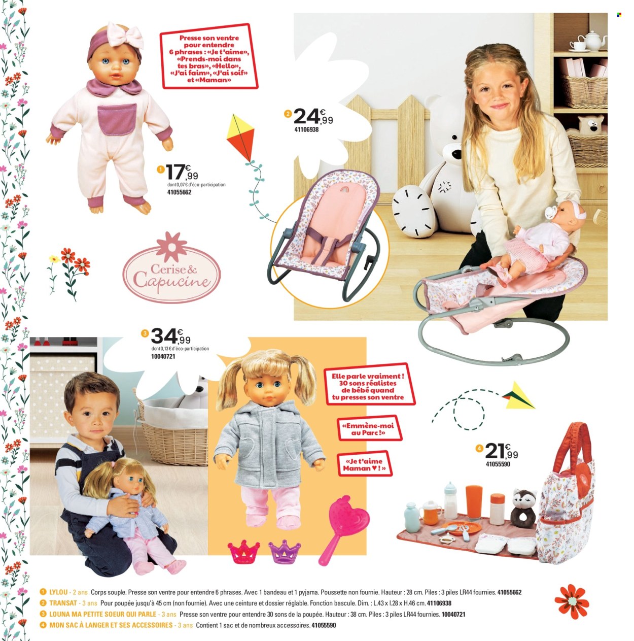 thumbnail - Catalogue JouéClub - 25/03/2024 - 30/06/2024 - Produits soldés - poupée, sac à langer, poussette, jouet. Page 132.