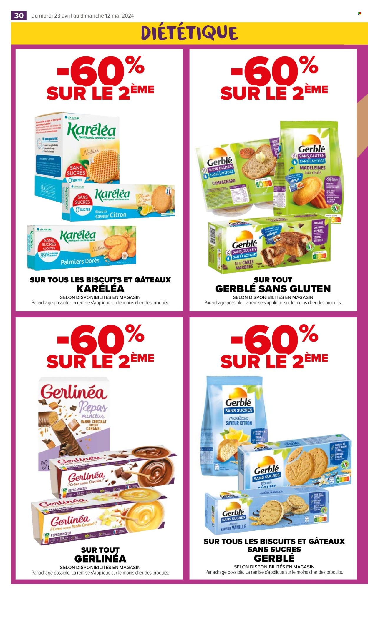 thumbnail - Catalogue Carrefour Market - 23/04/2024 - 05/05/2024 - Produits soldés - gâteau, biscuits. Page 32.