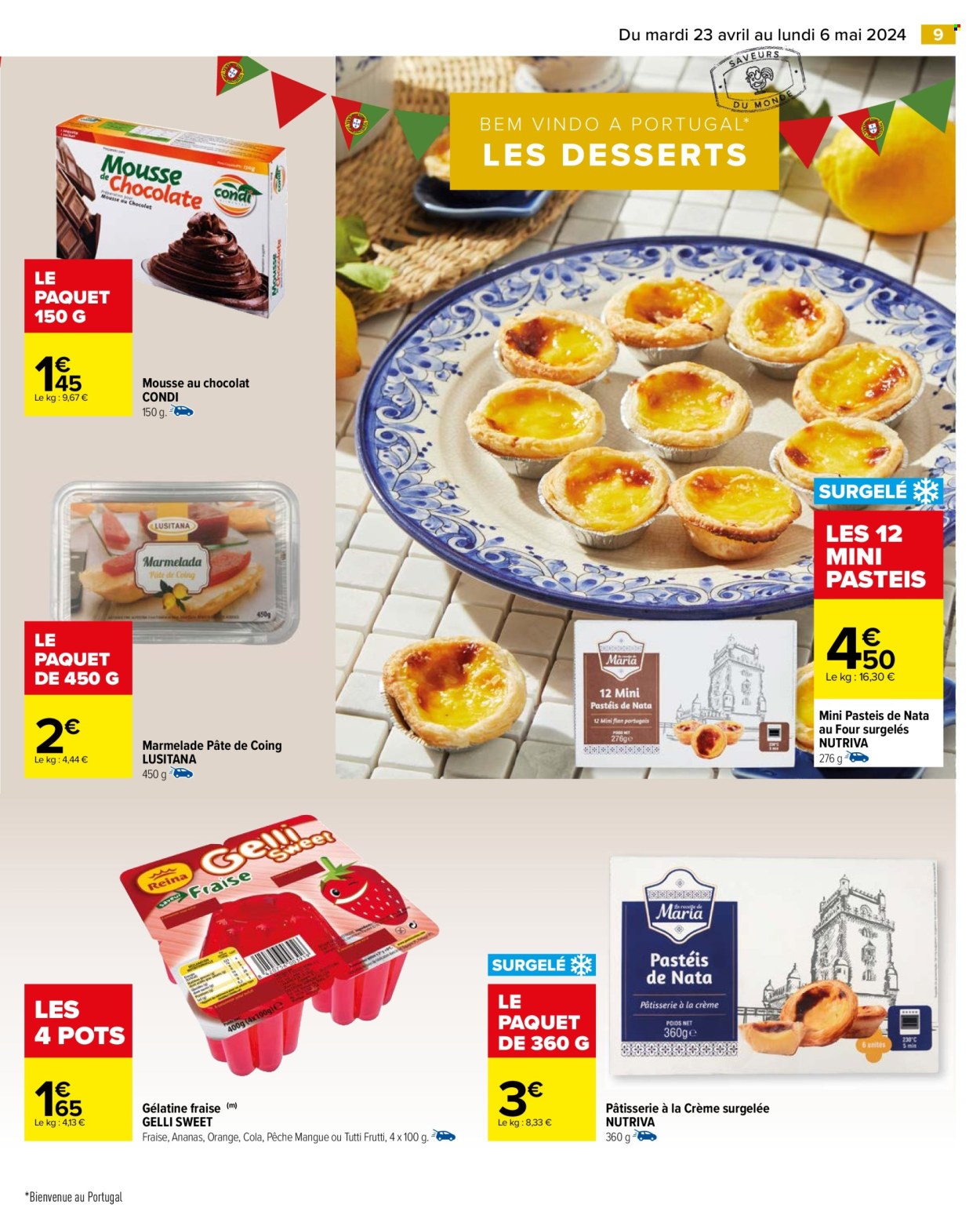 thumbnail - Catalogue Carrefour Hypermarchés - 23/04/2024 - 06/05/2024 - Produits soldés - mousse au chocolat, marmelade, gélatine. Page 11.