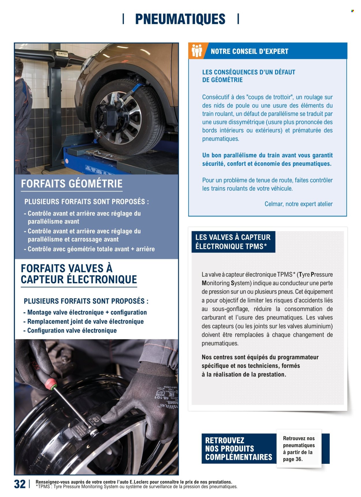 thumbnail - Catalogue E.Leclerc - 23/04/2024 - 30/03/2025 - Produits soldés - train, pneus. Page 32.