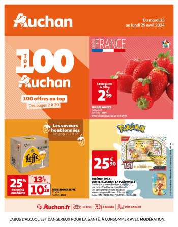 thumbnail - Catalogue Auchan - 100 offres au top !