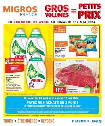 thumbnail - Catalogue Migros France - Gros volumes= Petits prix