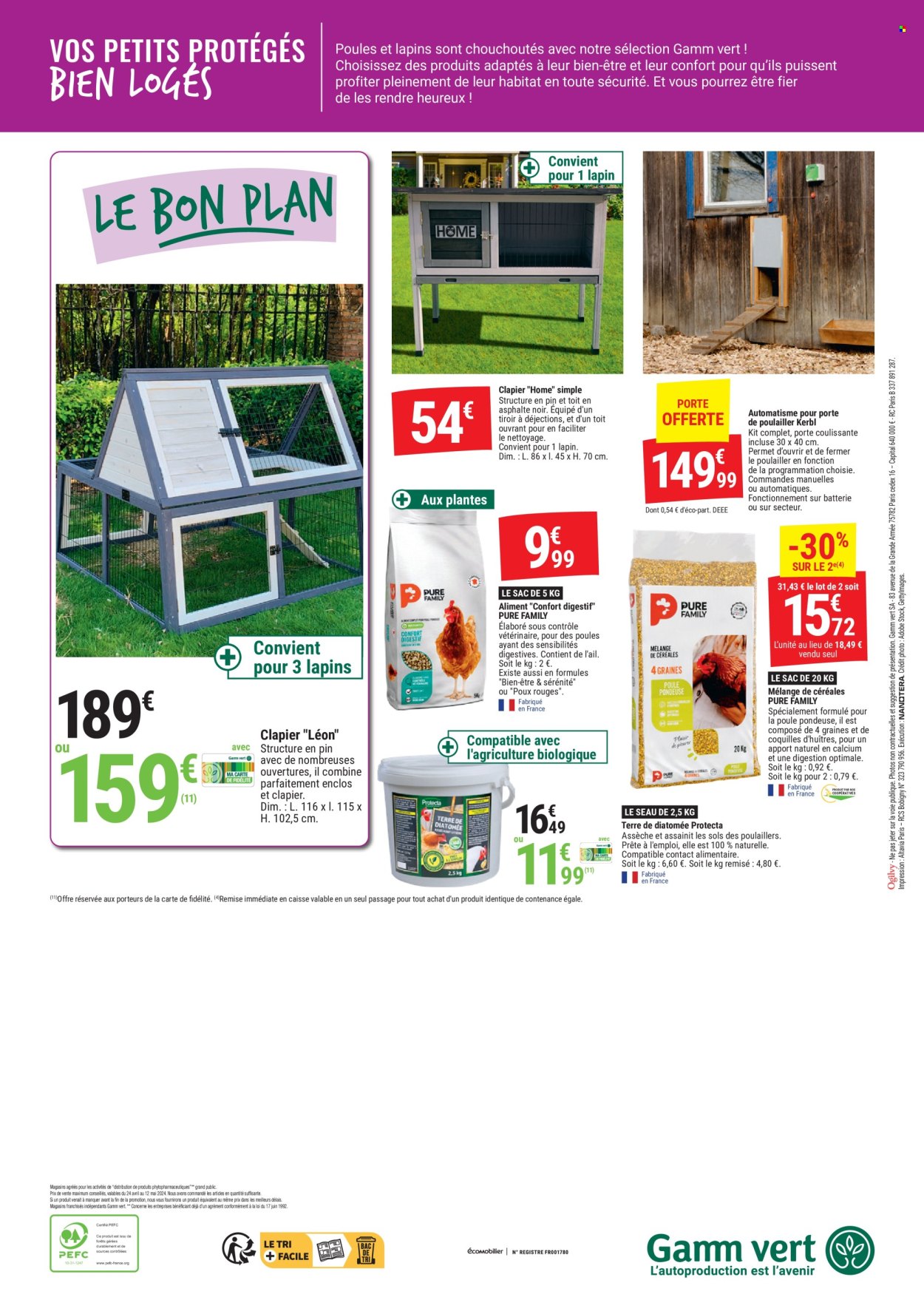 thumbnail - Catalogue Gamm vert - 24/04/2024 - 12/05/2024 - Produits soldés - poulailler. Page 8.