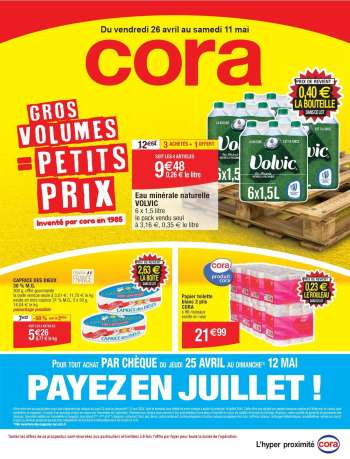 thumbnail - Catalogue Cora - Gros volumes = Petits prix