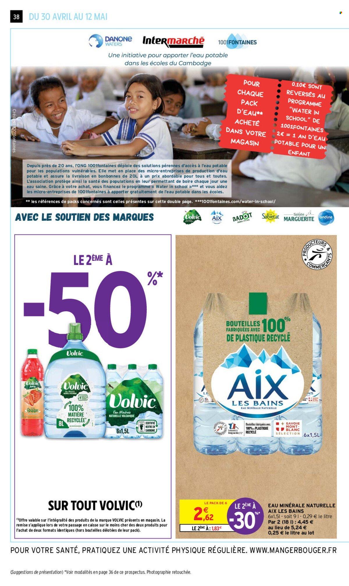 thumbnail - Catalogue Intermarché - 30/04/2024 - 12/05/2024 - Produits soldés - eau minérale, eau minérale naturelle. Page 38.