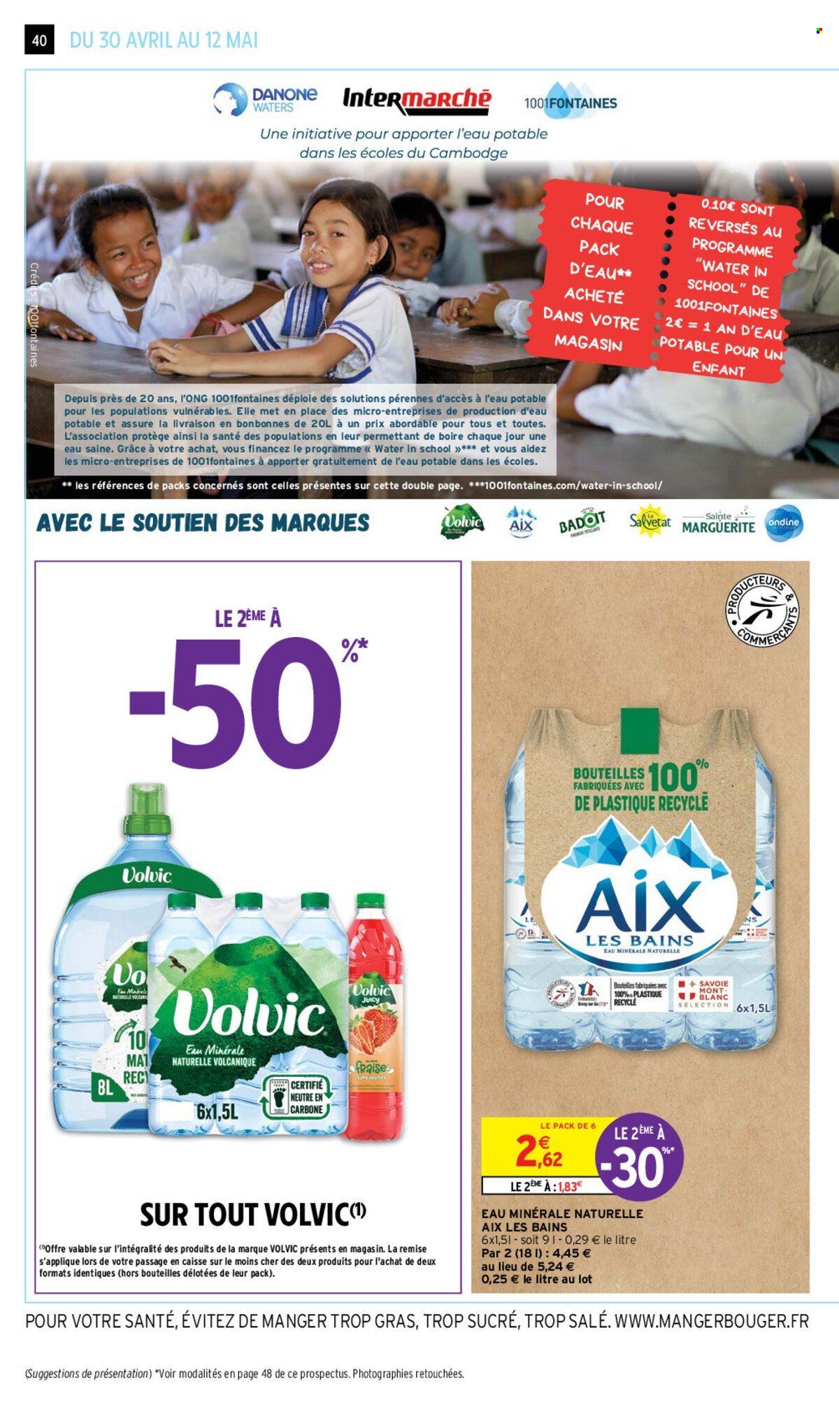 thumbnail - Catalogue Intermarché Hyper - 30/04/2024 - 12/05/2024 - Produits soldés - eau minérale, eau minérale naturelle. Page 40.
