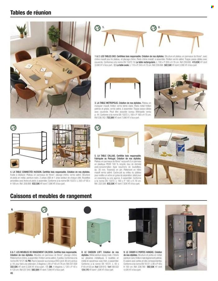 thumbnail - Catalogue Maisons du Monde - Produits soldés - bureau, coffret, couvercle, caisson. Page 34.