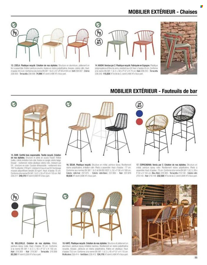 thumbnail - Catalogue Maisons du Monde - Produits soldés - chaise. Page 45.