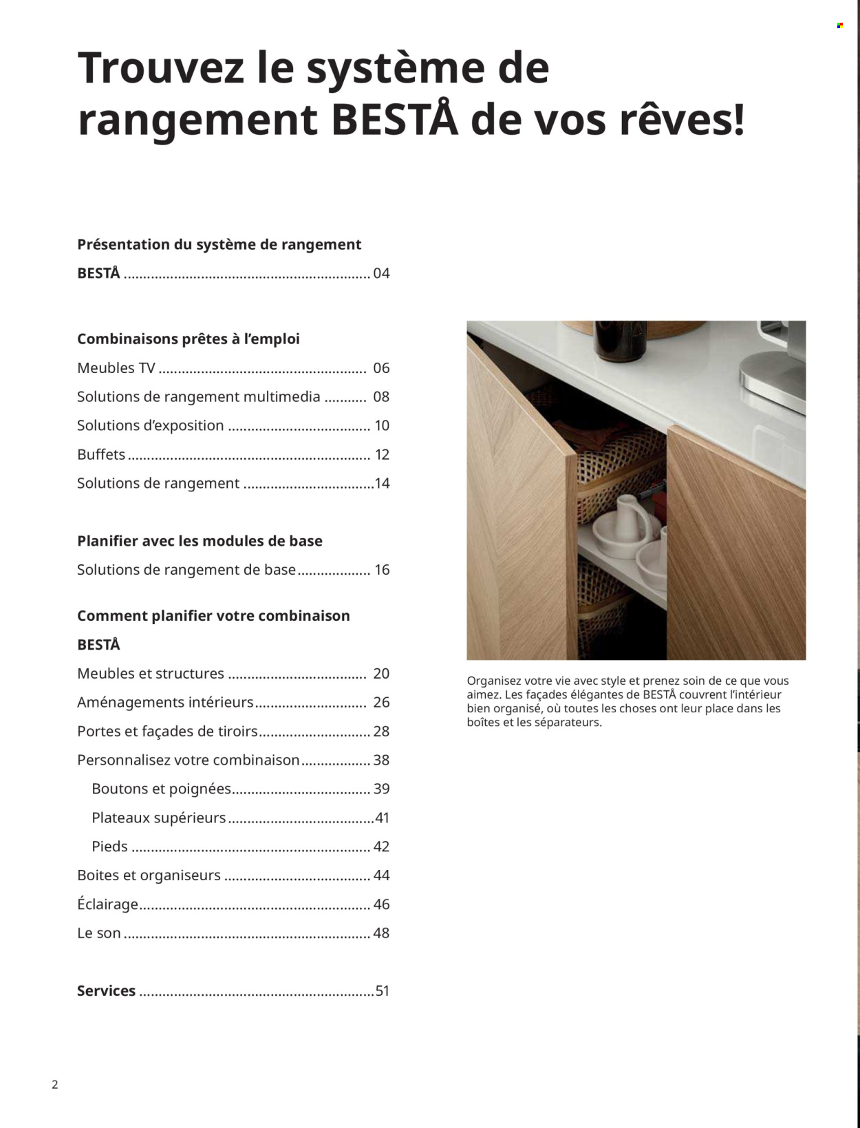 thumbnail - Catalogue IKEA - Produits soldés - coffret, combinaison de rangement. Page 2.