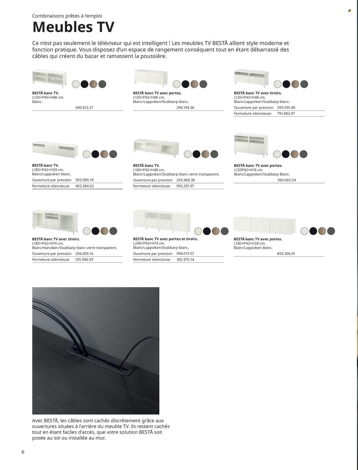 thumbnail - Catalogue IKEA - Produits soldés - coffret, meuble tv. Page 6.