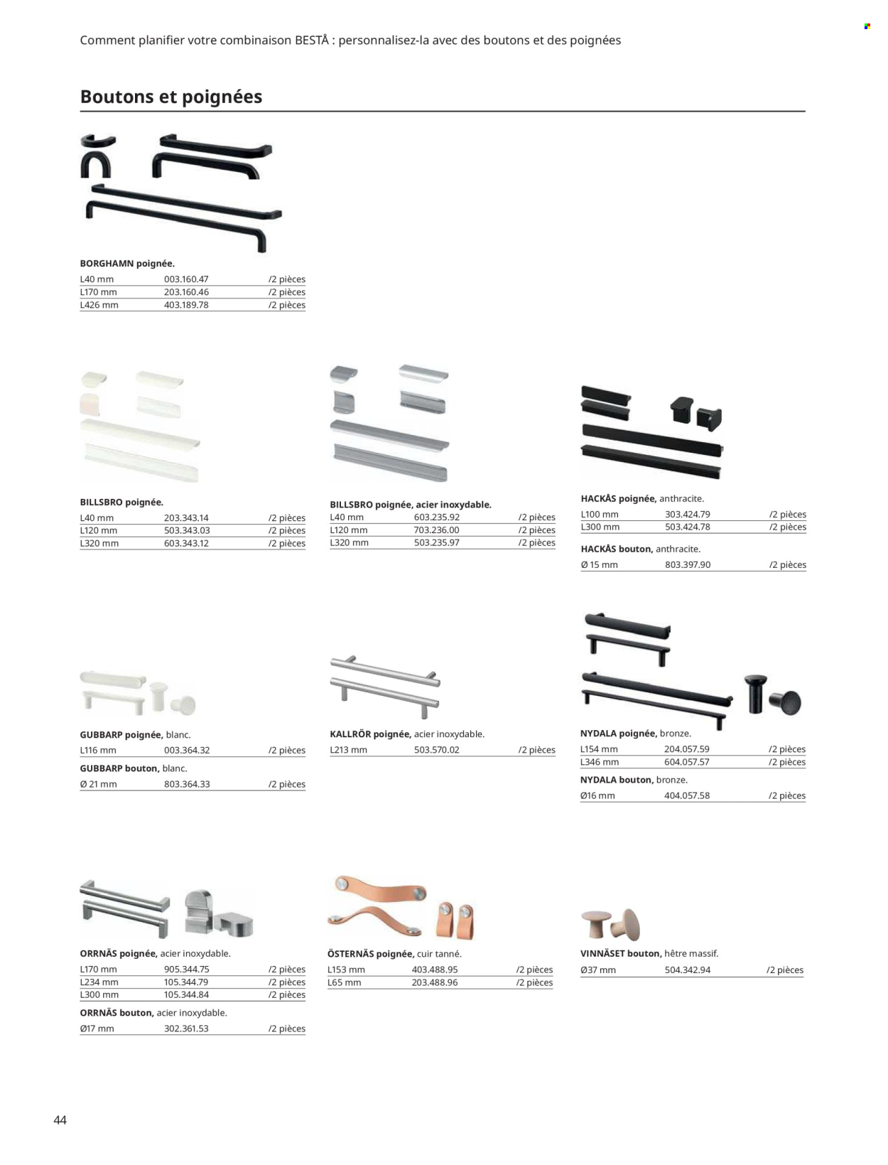 thumbnail - Catalogue IKEA - Produits soldés - coffret, meuble tv. Page 44.