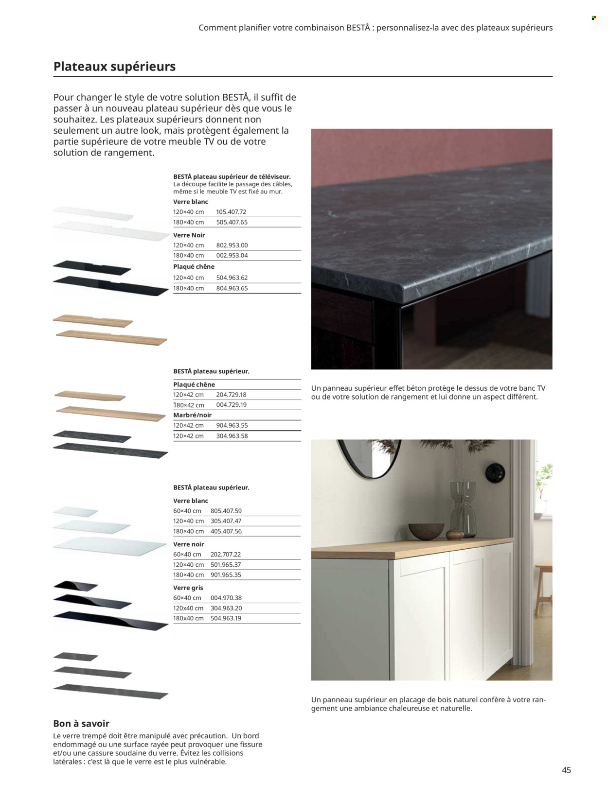 thumbnail - Catalogue IKEA - Produits soldés - coffret, meuble tv. Page 45.