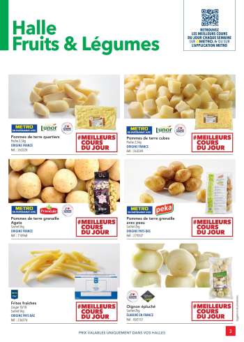 thumbnail - Produits de pommes de terre surgelés
