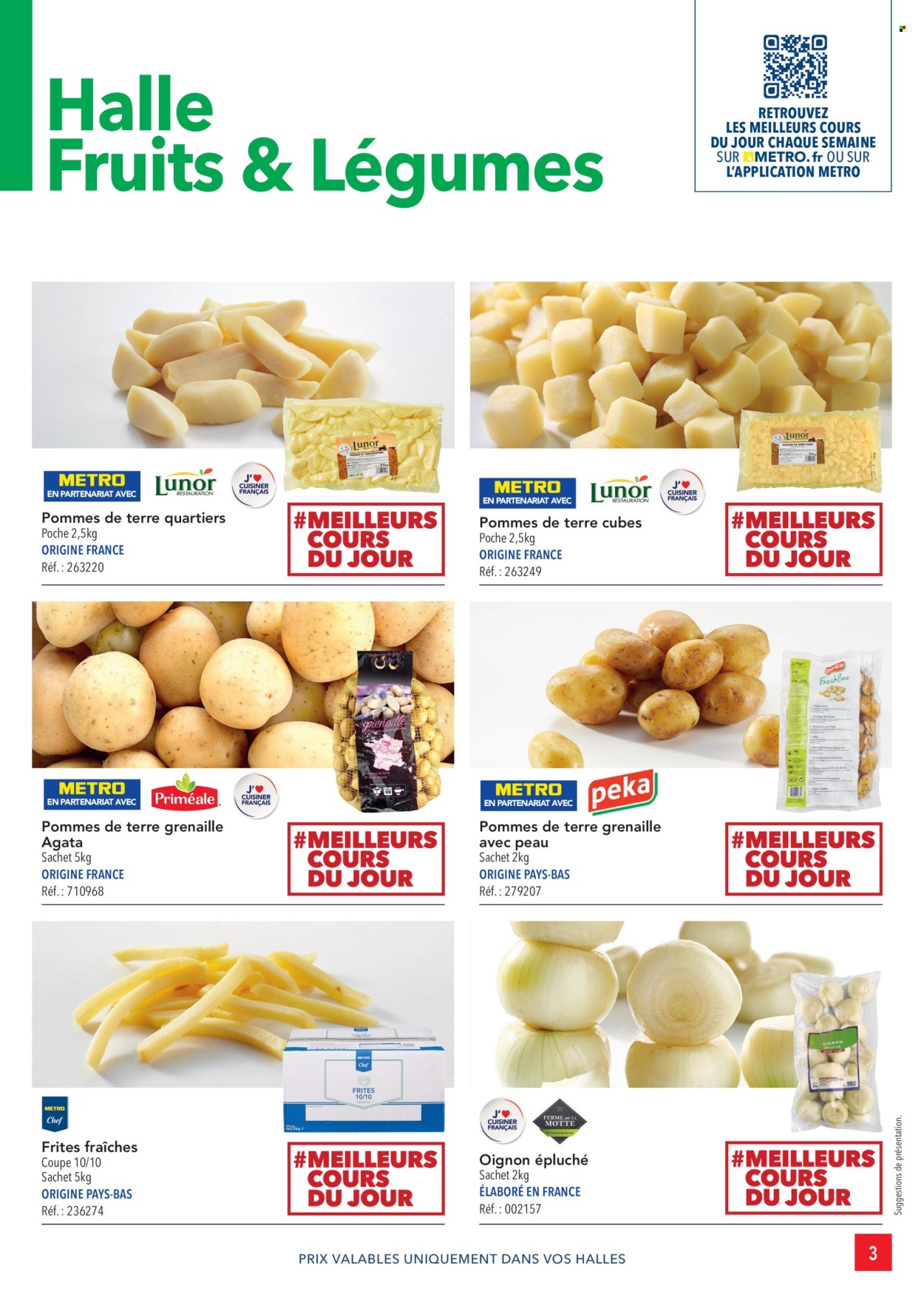 thumbnail - Catalogue Metro - 25/04/2024 - 22/05/2024 - Produits soldés - pommes de terre, frites. Page 3.