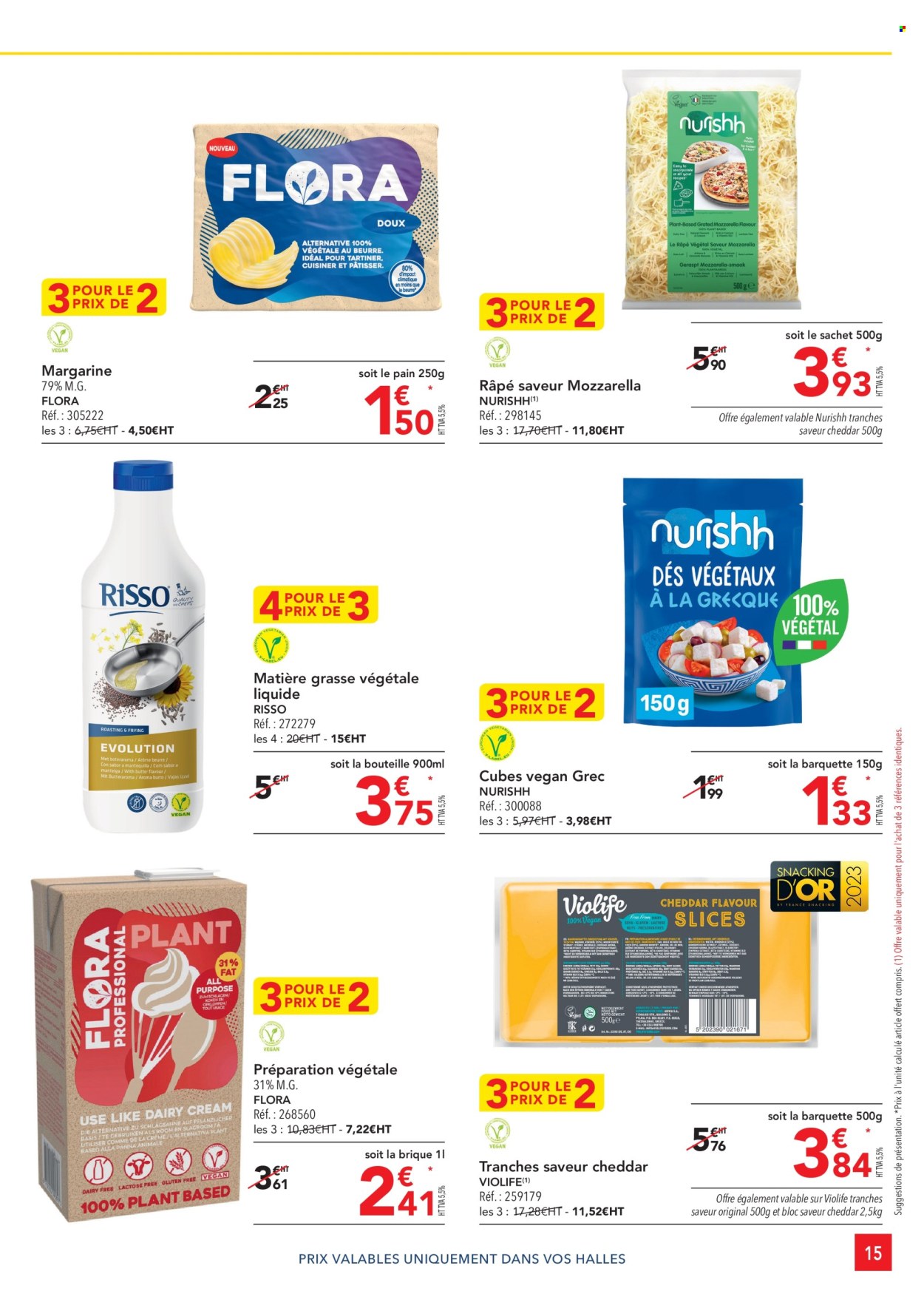 thumbnail - Catalogue Metro - 25/04/2024 - 22/05/2024 - Produits soldés - fromage, mozzarella, margarine, fleur. Page 15.