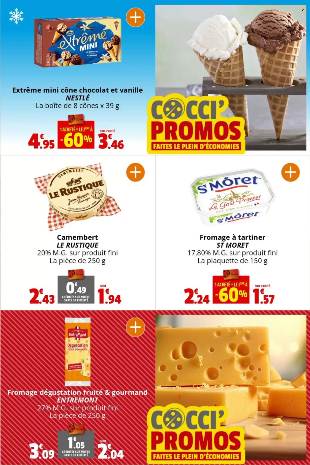 thumbnail - Catalogue CocciMarket - 24/04/2024 - 05/05/2024 - Produits soldés - camembert, fromage, fromage à tartiner, Nestlé. Page 10.
