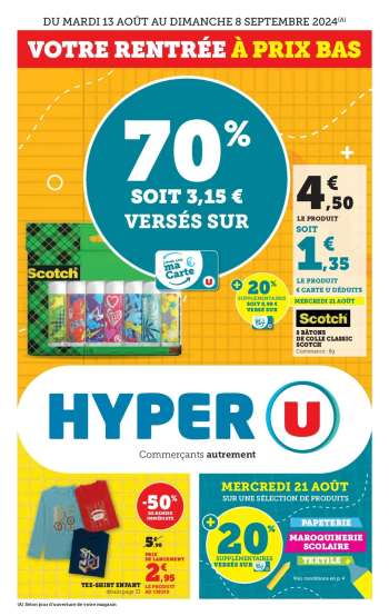 Catalogue HYPER U - 13/08/2024 - 08/09/2024.