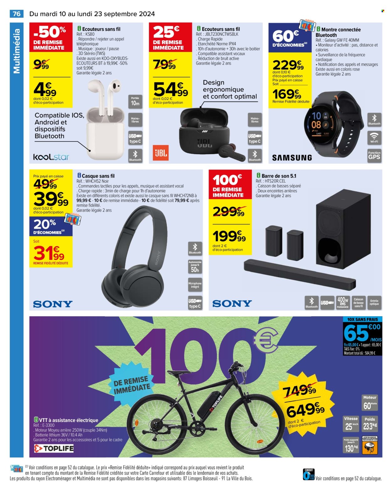 Catalogue Carrefour Hypermarchés - 10/09/2024 - 23/09/2024. Page 78