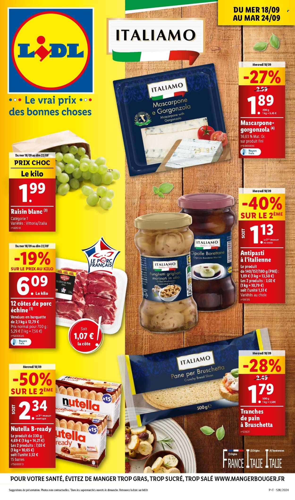 Catalogue Lidl - 18/09/2024 - 24/09/2024. Page 1