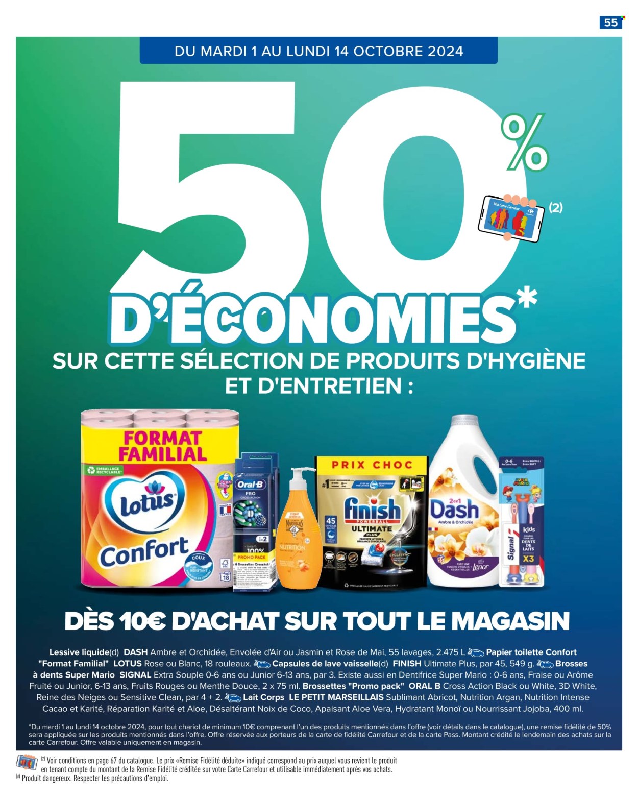 Catalogue Carrefour Hypermarchés - 01/10/2024 - 14/10/2024. Page 57