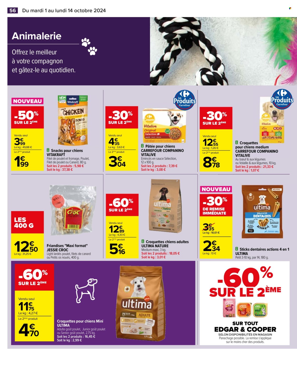 Catalogue Carrefour Hypermarchés - 01/10/2024 - 14/10/2024. Page 58