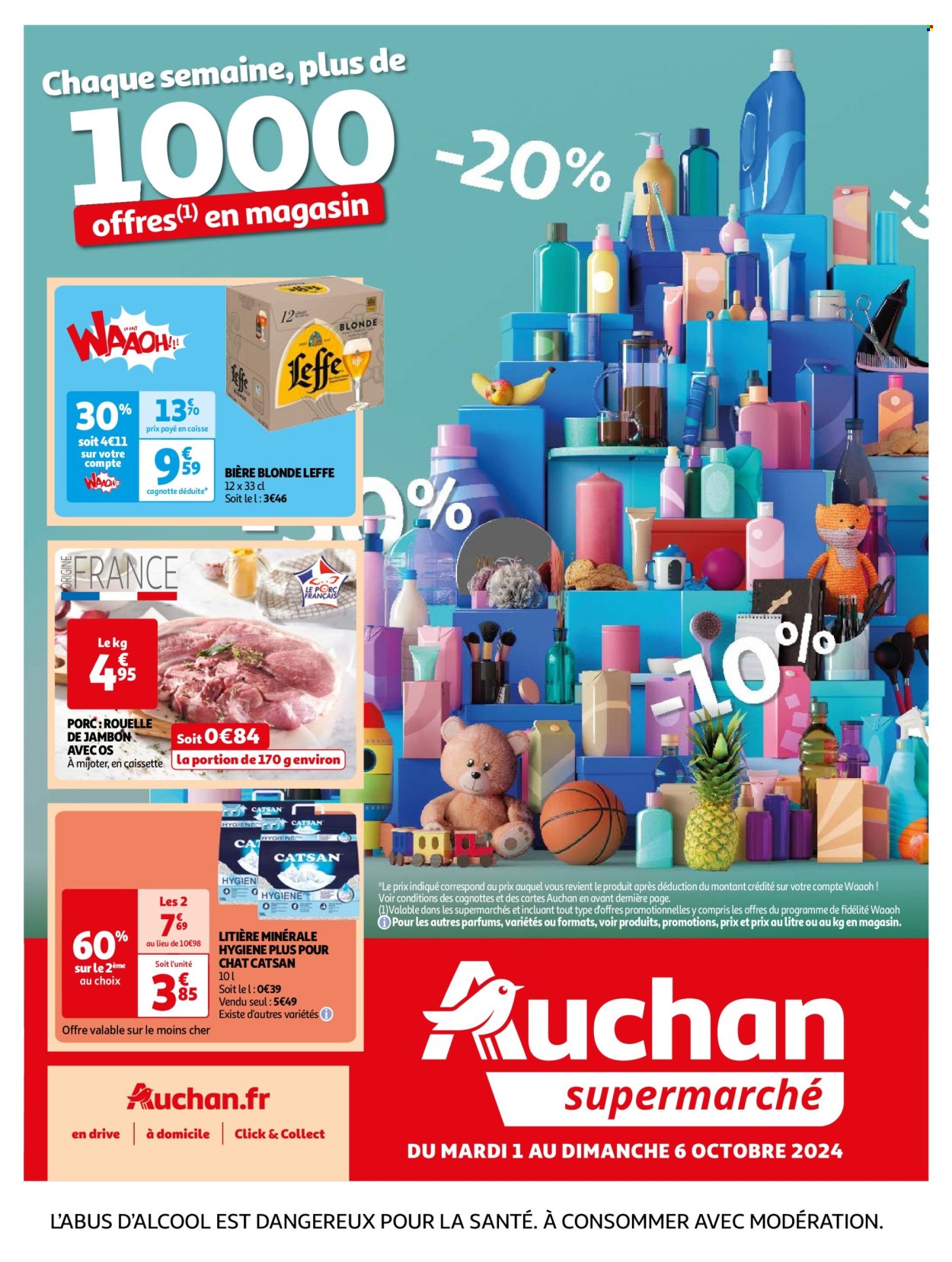 Catalogue Auchan - 01/10/2024 - 06/10/2024. Page 1