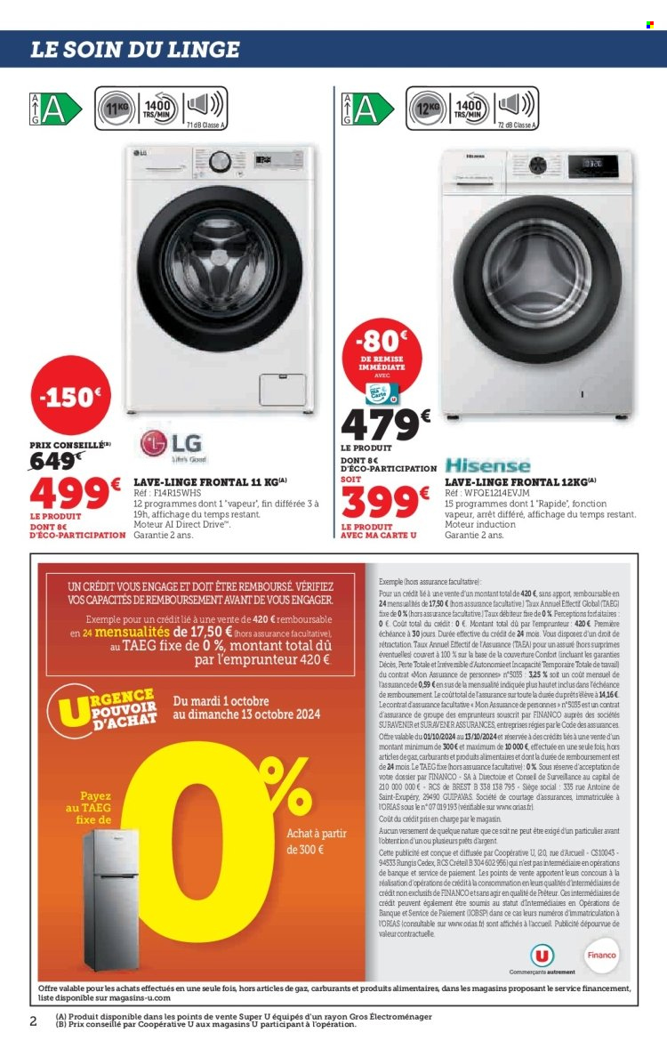 Catalogue SUPER U - 01/10/2024 - 13/10/2024. Page 2