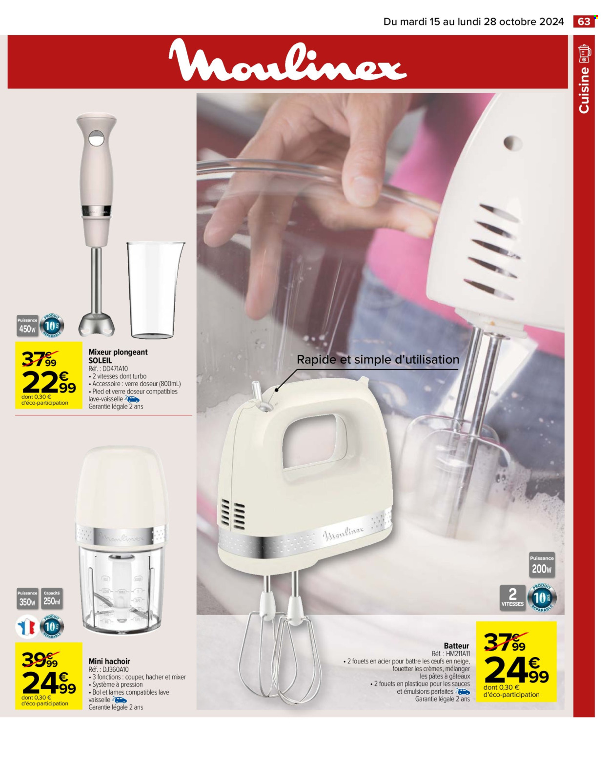 Catalogue Carrefour Hypermarchés - 15/10/2024 - 28/10/2024. Page 65