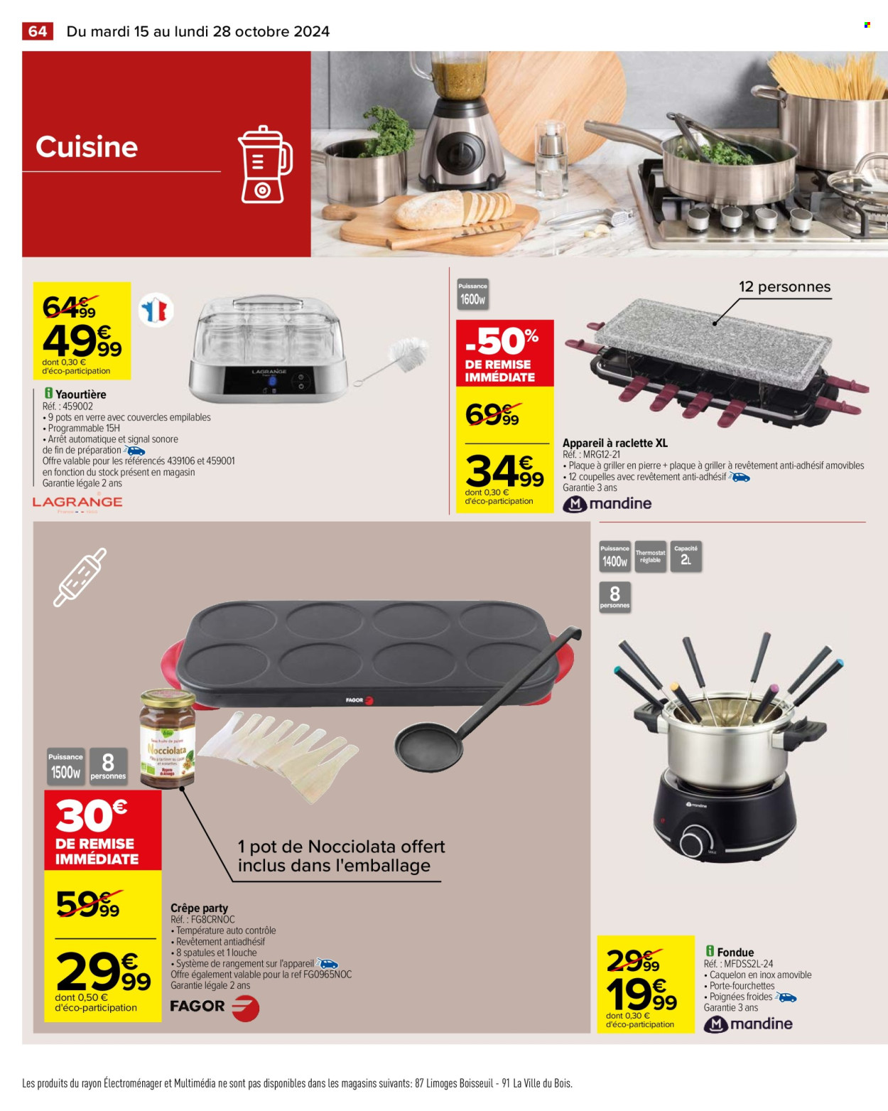 Catalogue Carrefour Hypermarchés - 15/10/2024 - 28/10/2024. Page 66