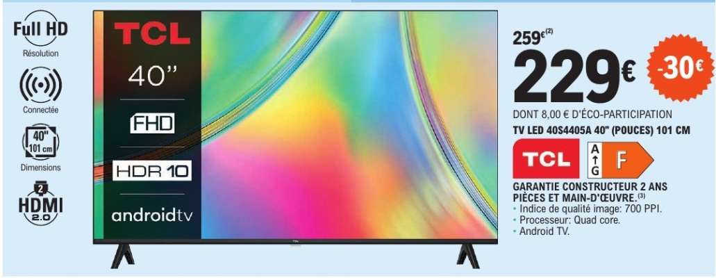 TCL 40" TV