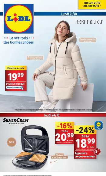 Catalogue Lidl - 21/10/2024 - 24/10/2024.