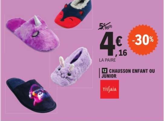 Chausson Enfant ou Junior