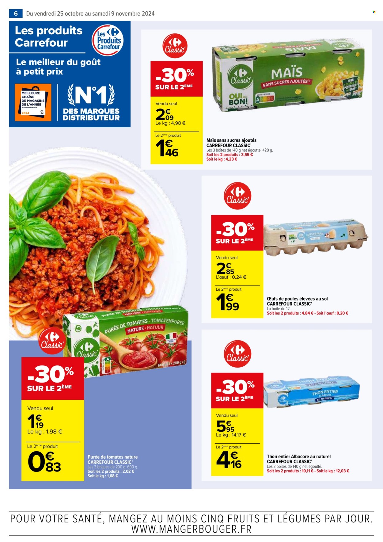 Catalogue Carrefour Hypermarchés - 25/10/2024 - 09/11/2024. Page 6