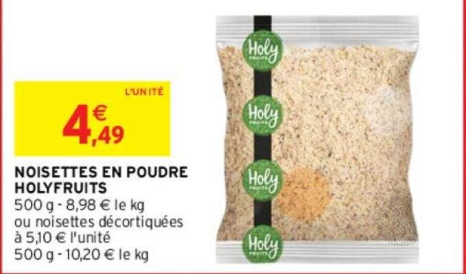 HOLYFRUITS NOISETTES EN POUDRE