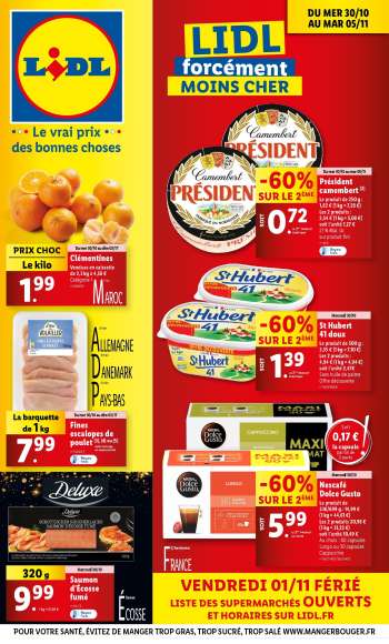 Catalogue Lidl - 30/10/2024 - 05/11/2024.