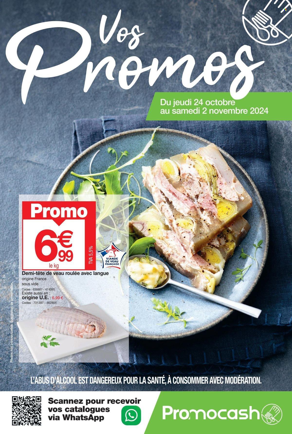 Catalogue Promocash - 24/10/2024 - 02/11/2024. Page 1