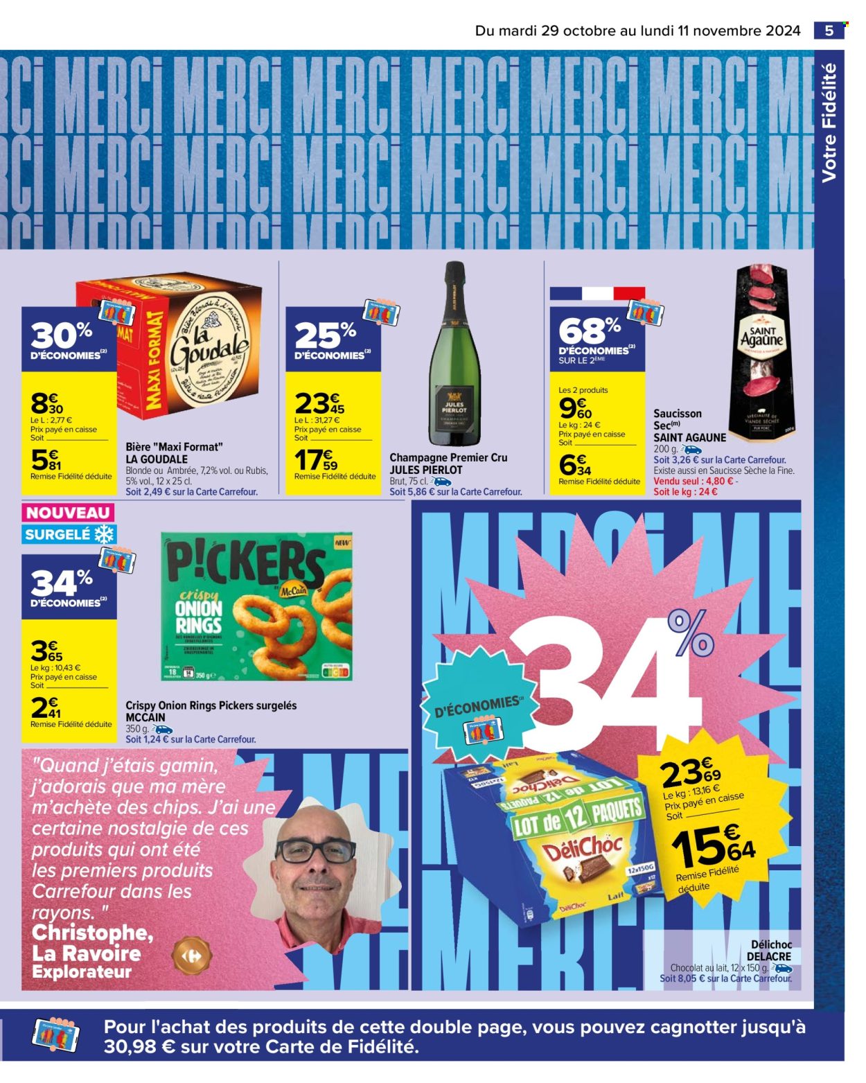 Catalogue Carrefour Hypermarchés - 29/10/2024 - 11/11/2024. Page 7