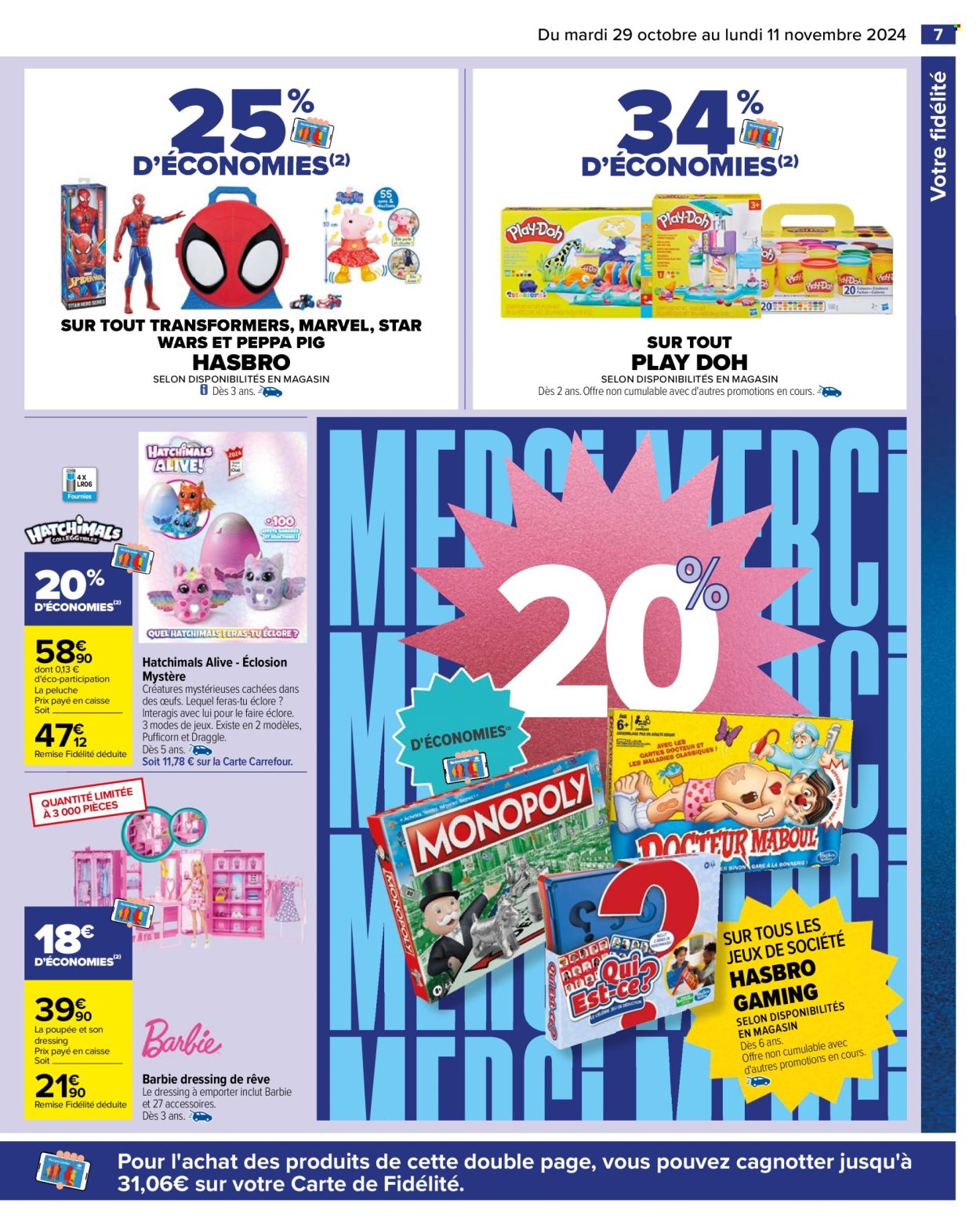 Catalogue Carrefour Hypermarchés - 29/10/2024 - 11/11/2024. Page 9