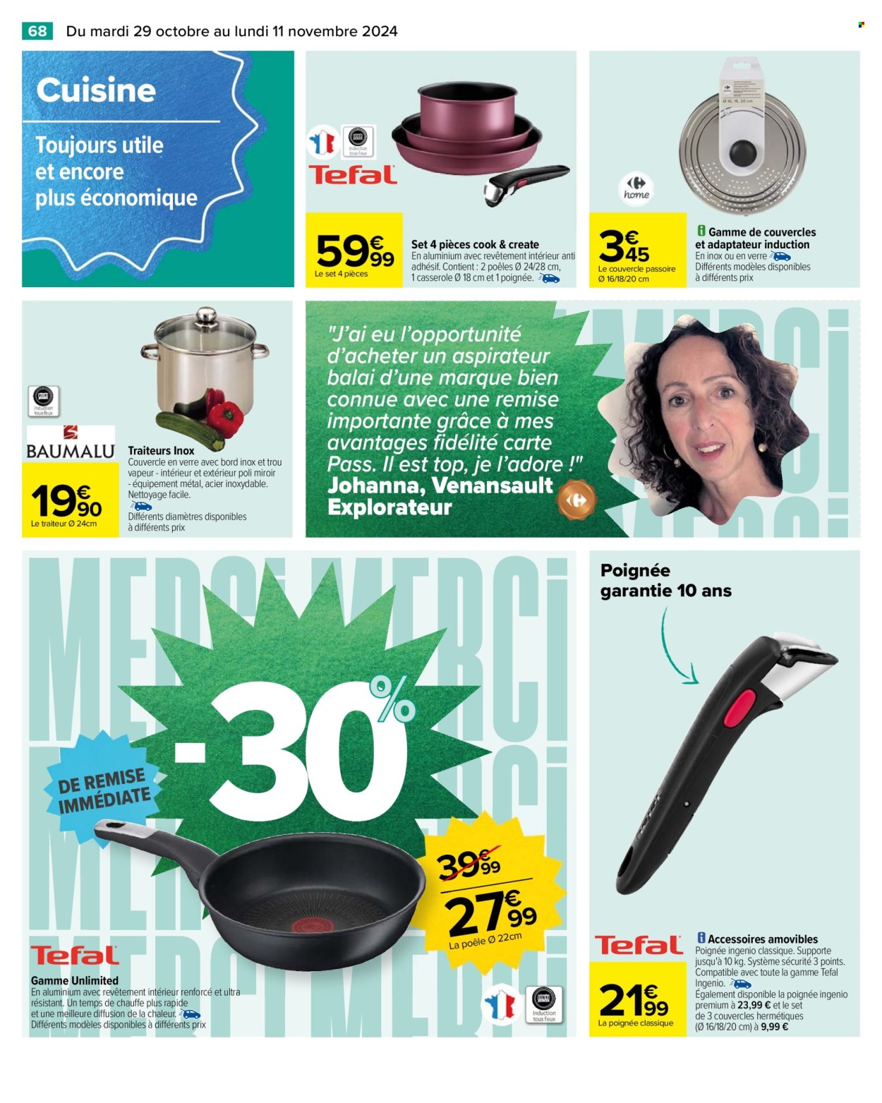 Catalogue Carrefour Hypermarchés - 29/10/2024 - 11/11/2024. Page 70