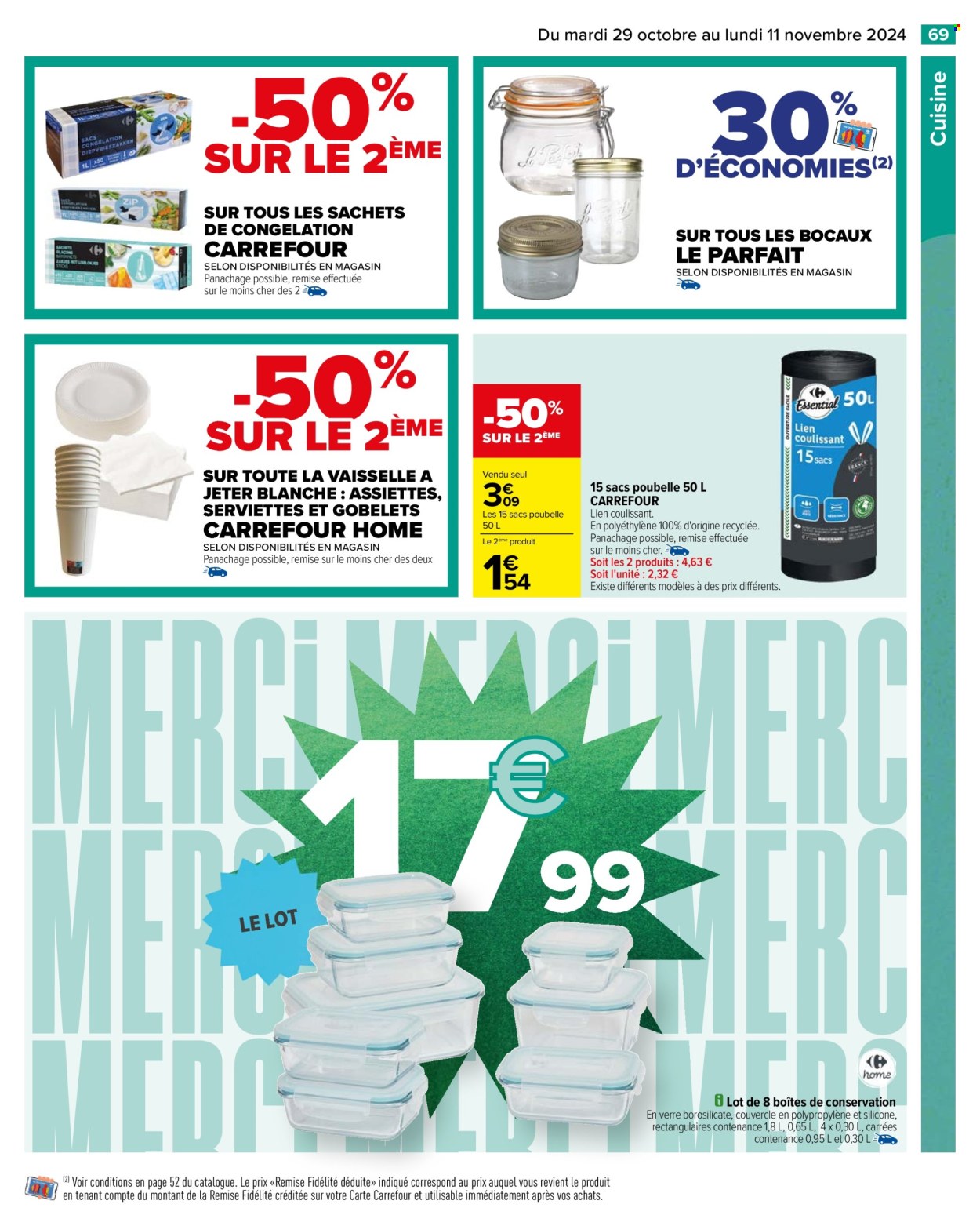 Catalogue Carrefour Hypermarchés - 29/10/2024 - 11/11/2024. Page 71