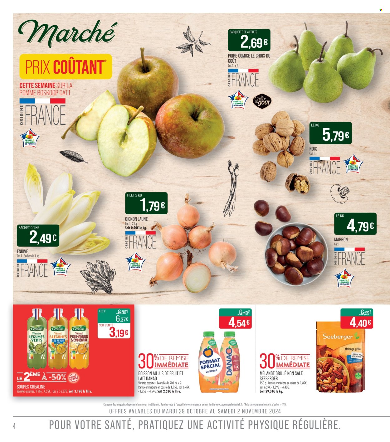 Catalogue Supermarché Match - 29/10/2024 - 10/11/2024. Page 4