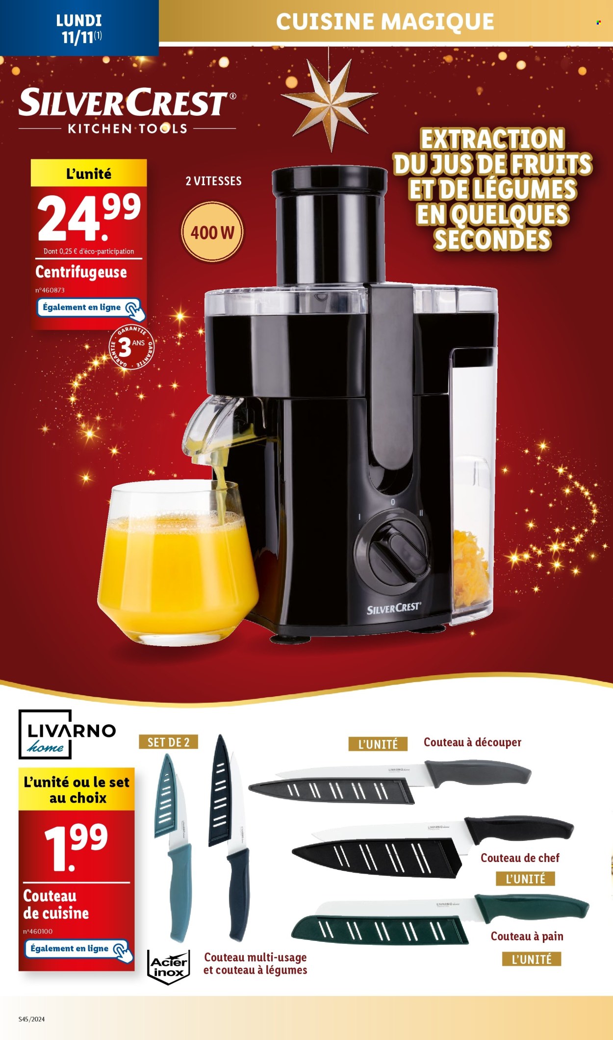 Catalogue Lidl - 06/11/2024 - 12/11/2024. Page 1