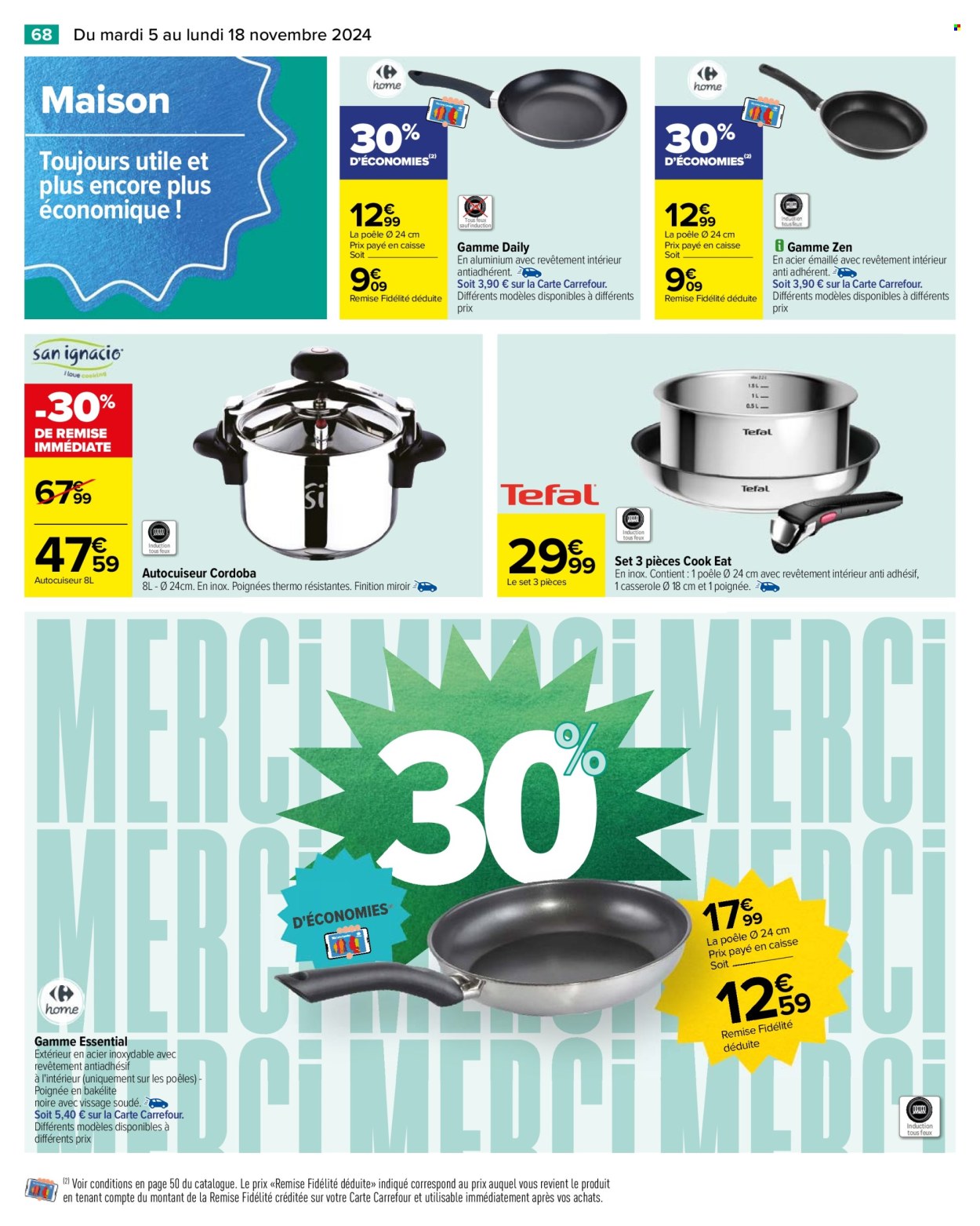 Catalogue Carrefour Hypermarchés - 05/11/2024 - 18/11/2024. Page 70